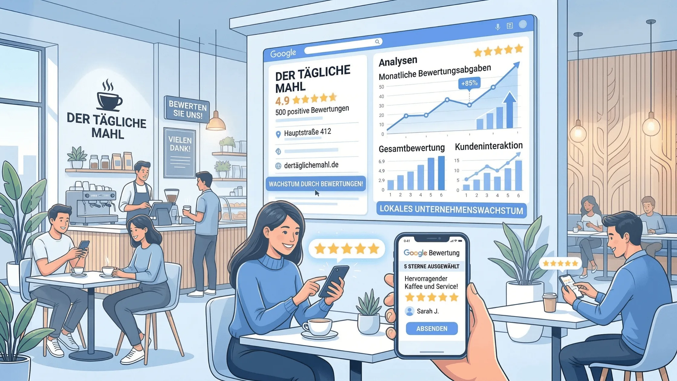 Warum Bewertungen entscheidend sind: Local SEO durch Kundenfeedback stärken