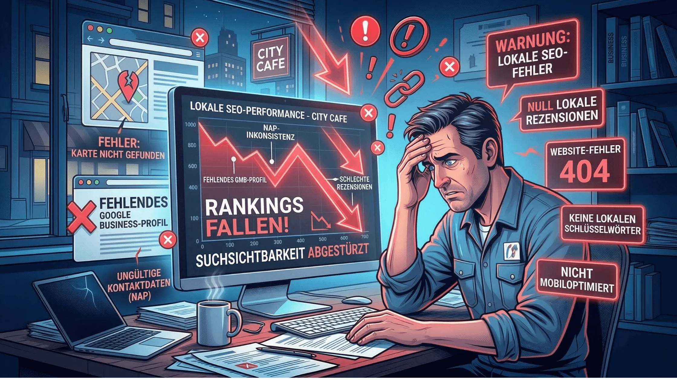 Die größten Local SEO Fehler von Unternehmen (und wie Sie sie beheben)
